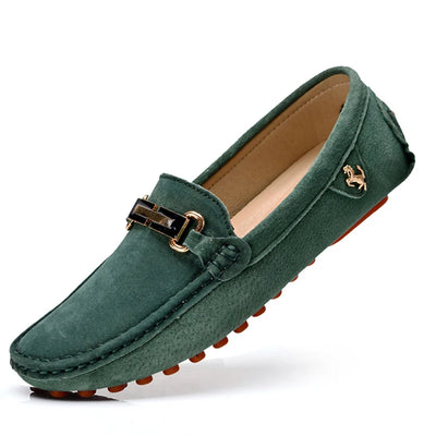 Mix and Match Suede Loafers