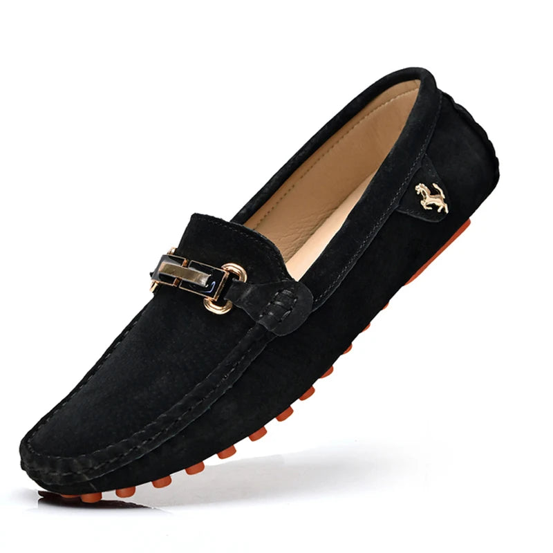 Mix and Match Suede Loafers