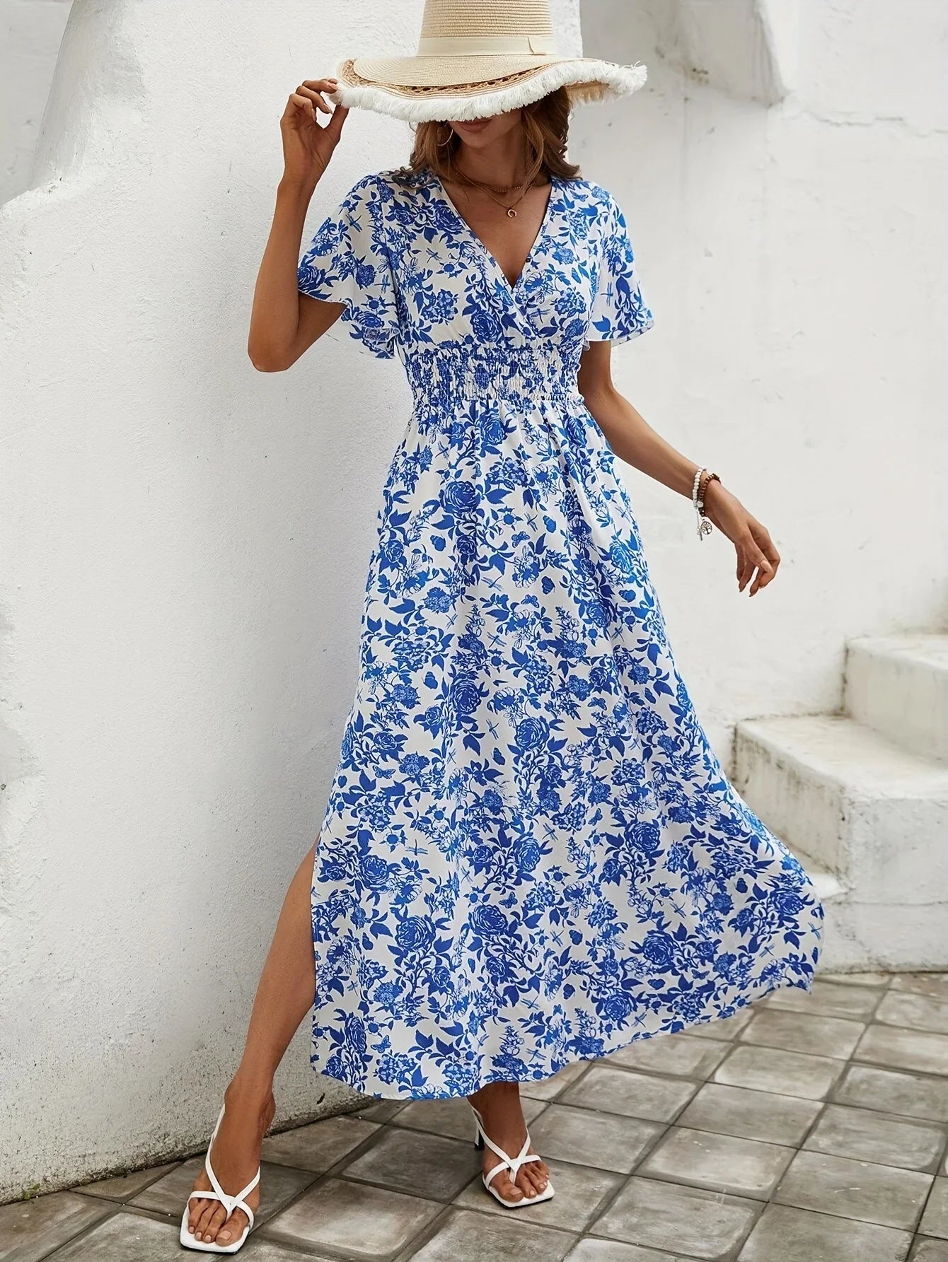 Mix and Match Short Sleeve Dress