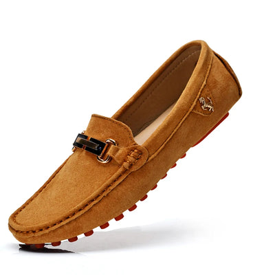 Mix and Match Suede Loafers