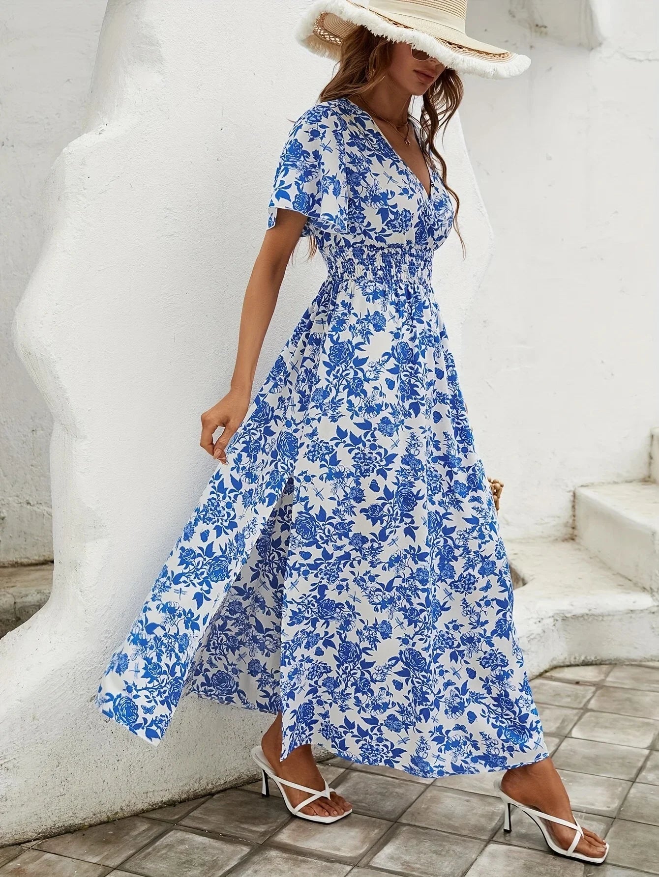 Mix and Match Short Sleeve Dress